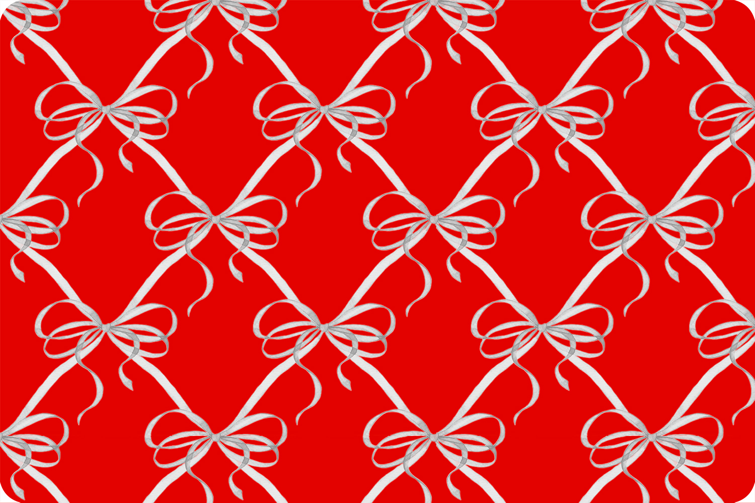 Tied with a Bow Digital Cuddle&reg; Scarlet/Grey