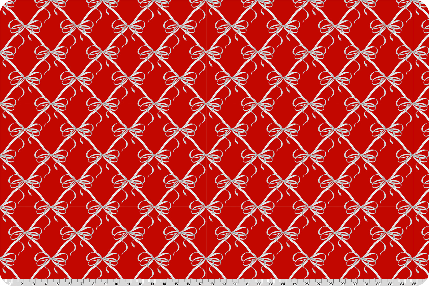 Tied with a Bow Digital Cuddle&reg; Scarlet/Grey