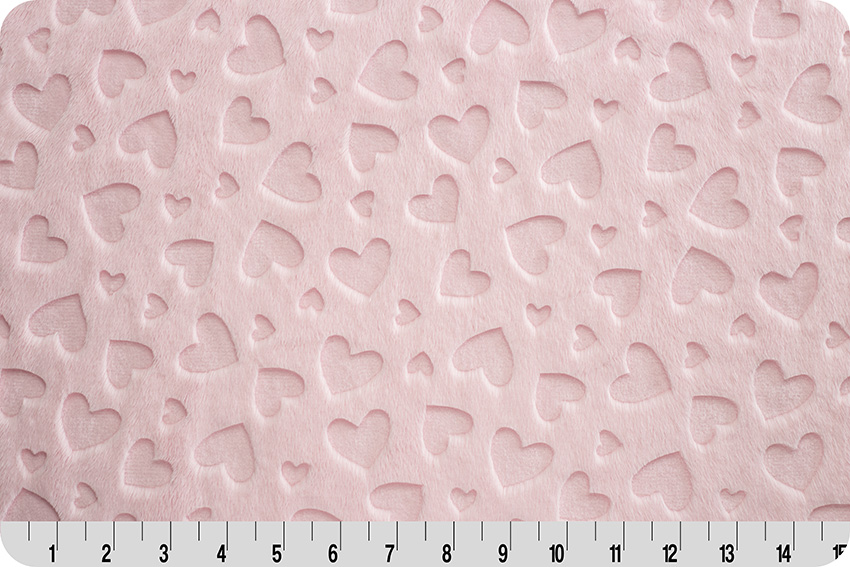 Embossed Heart Cuddle®Blush