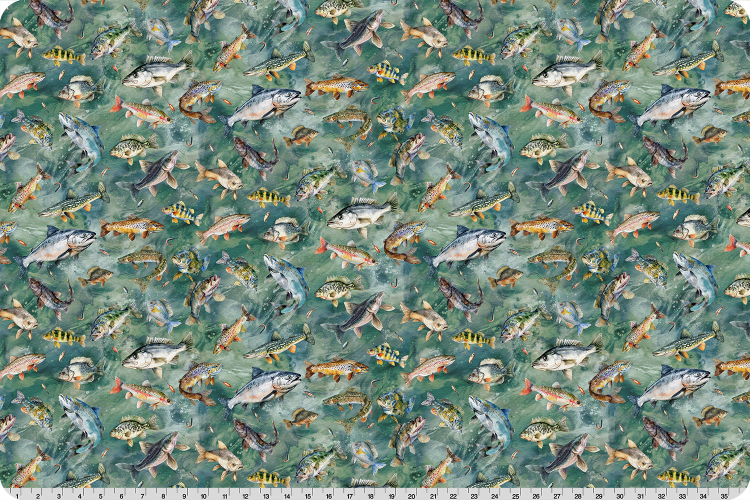 Hoffman Fish Toss Digital Cuddle&reg; Moss