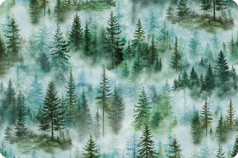Hoffman Pine Trees Digital Cuddle&reg; Forest