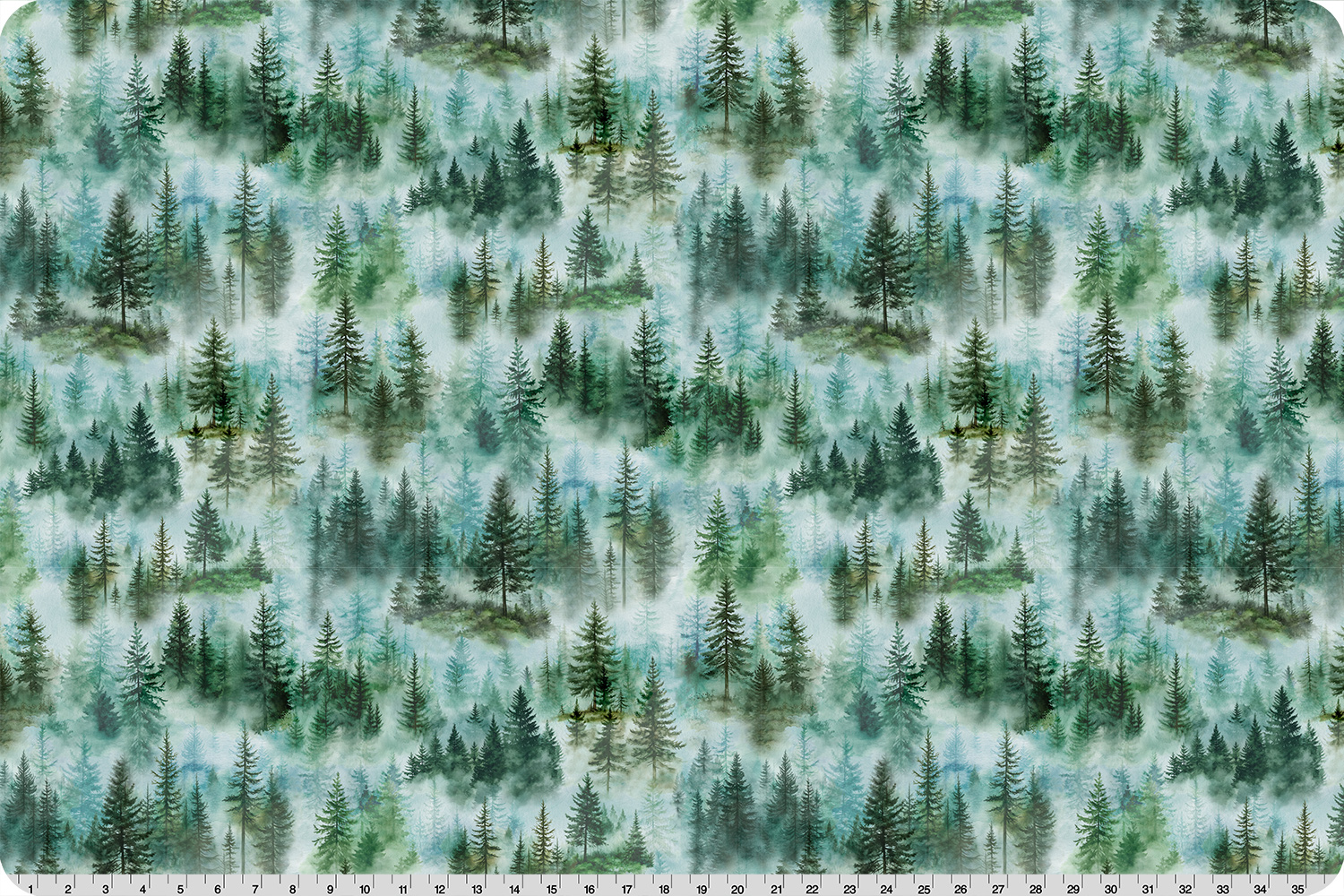 Hoffman Pine Trees Digital Cuddle&reg; Forest