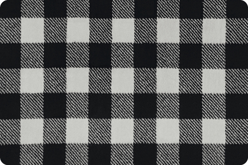 Luxe Cuddle® Buffalo Check Silver/Black