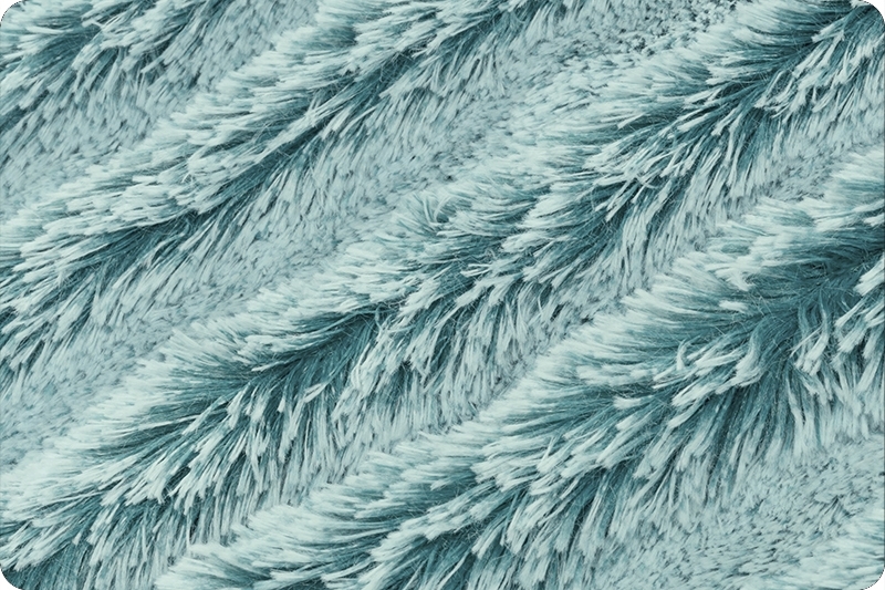 Luxe Cuddle® Frosted Shaggy Mallard/Aqua