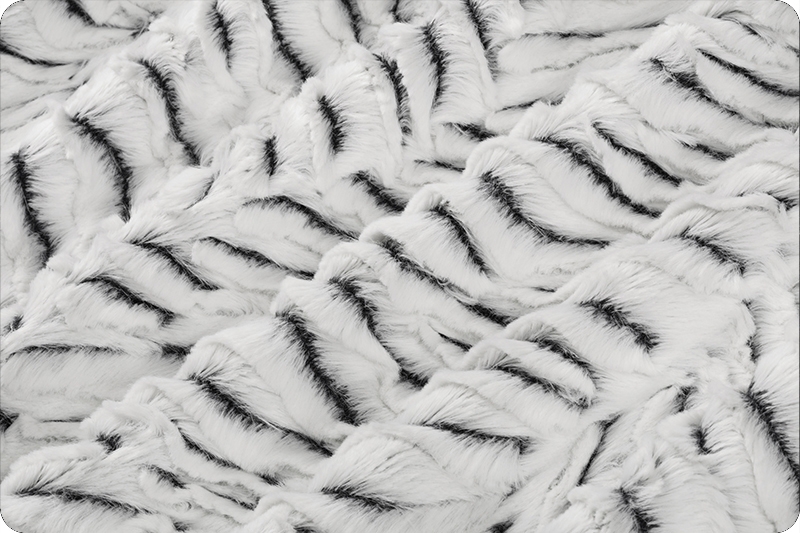 Luxe Cuddle® Frosted Zebra Snow/Black