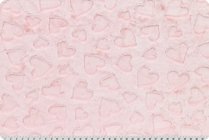 Luxe Cuddle® Heather Hearts Rosewater