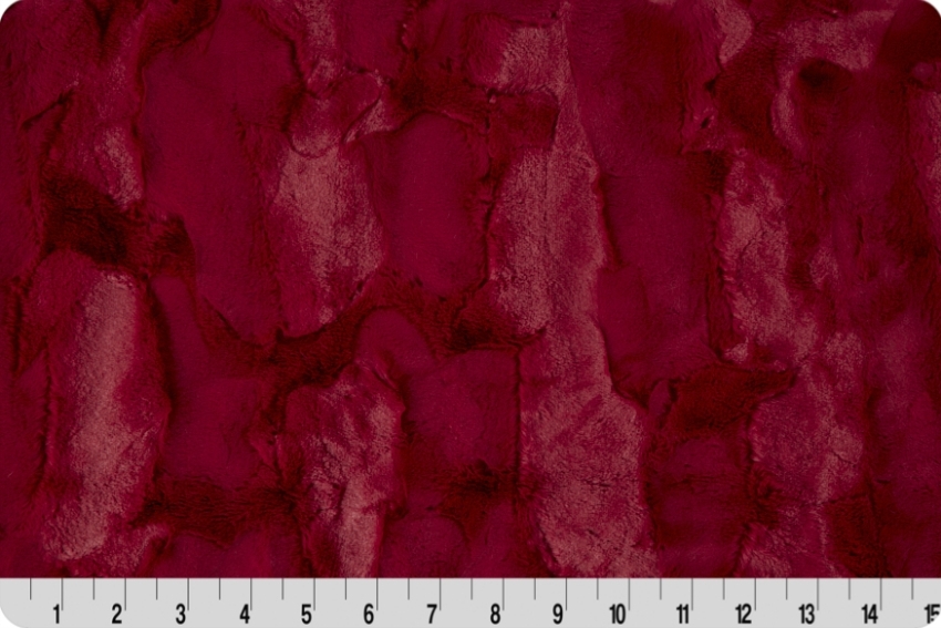 Luxe Cuddle® Hide Crimson