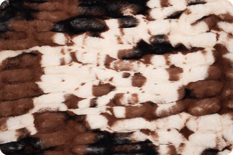 Luxe Cuddle® Milan Pony Ivory/Brown