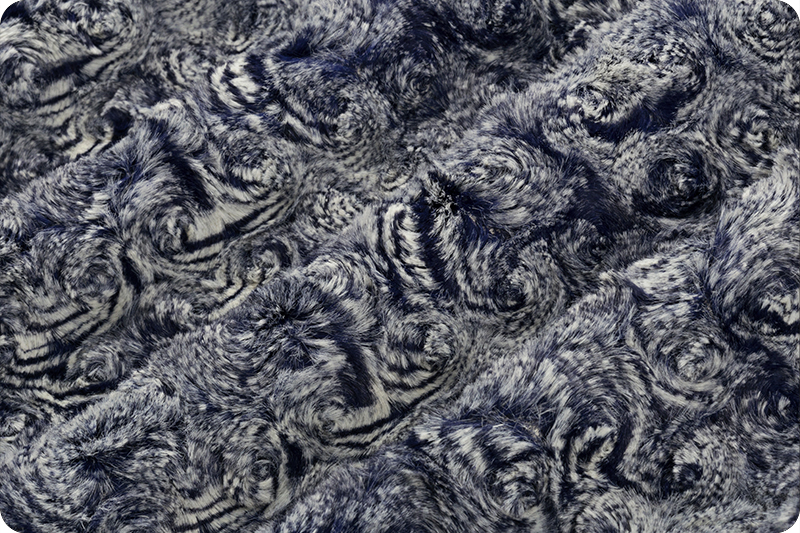 Luxe Cuddle® Marble Rose Navy/Snow