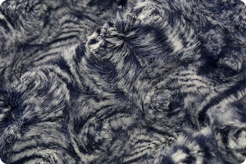 Luxe Cuddle® Marble Rose Navy/Snow