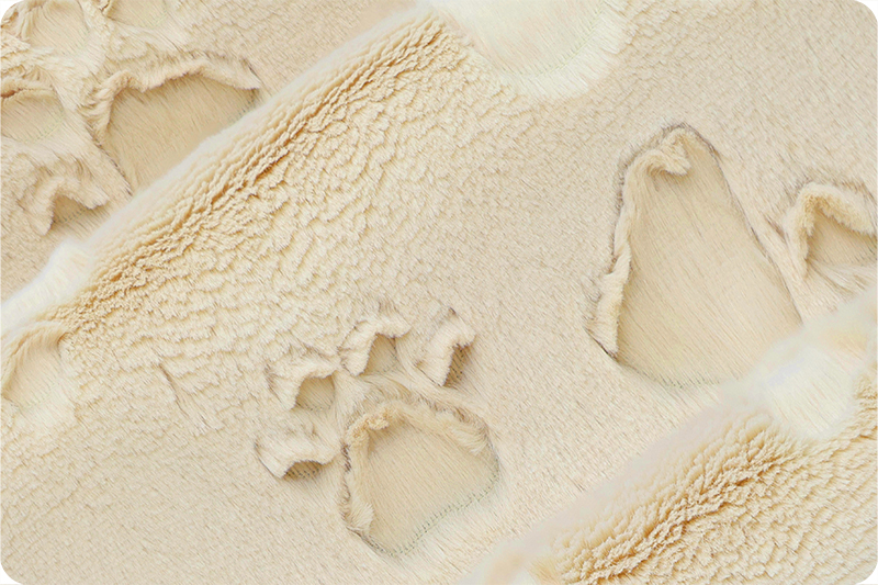 Luxe Cuddle&reg; Paws Beige