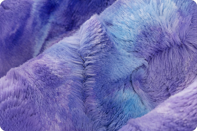 Shannon Fabrics Luxe Cuddle Sorbet Blue Glow Minky Fabric