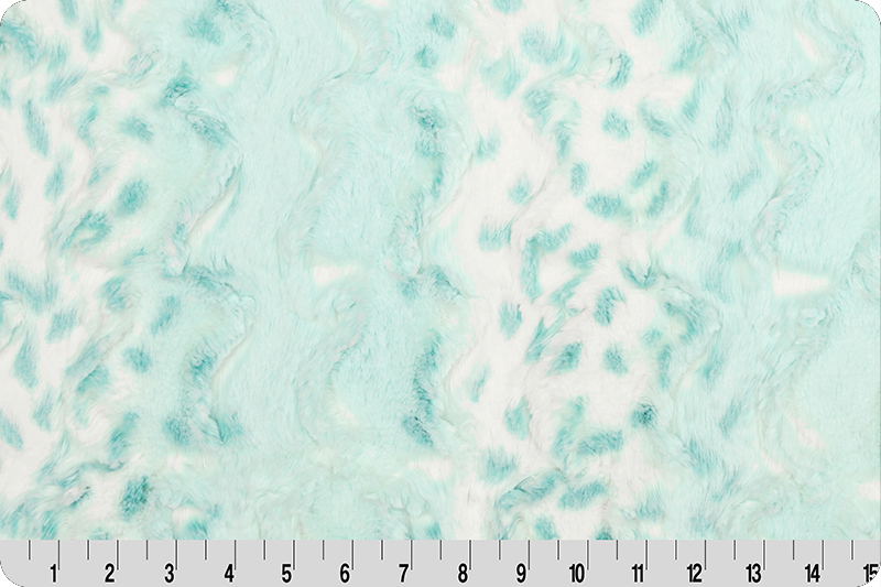 Cali Fabrics Arctic Lynx Cuddle Fur Fabric by the Yard