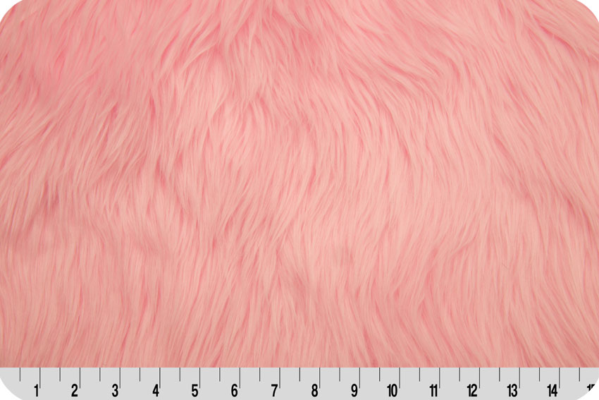 Luxury Shag Fur Baby Pink