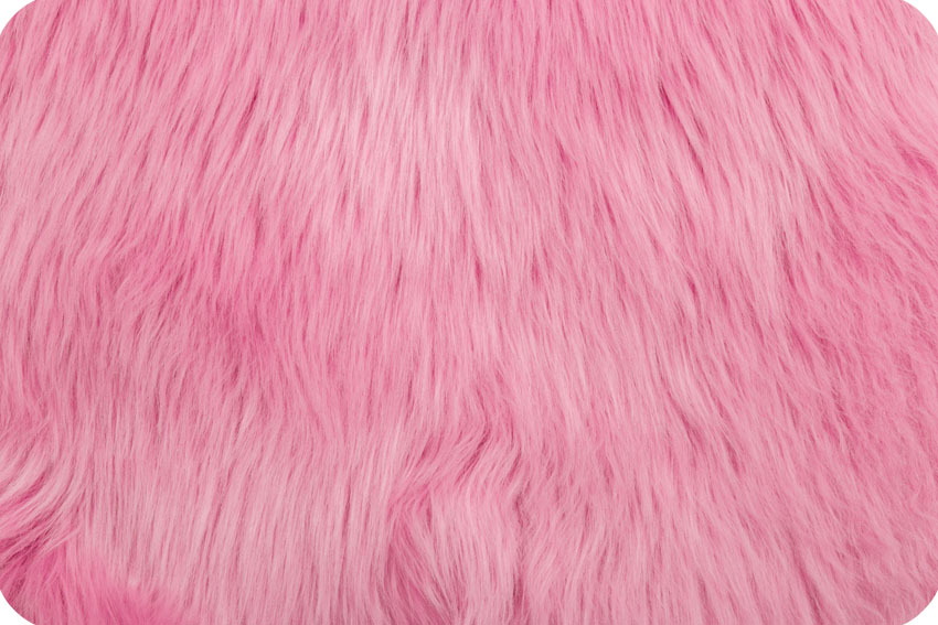 Luxury Shag Fur Bubblegum