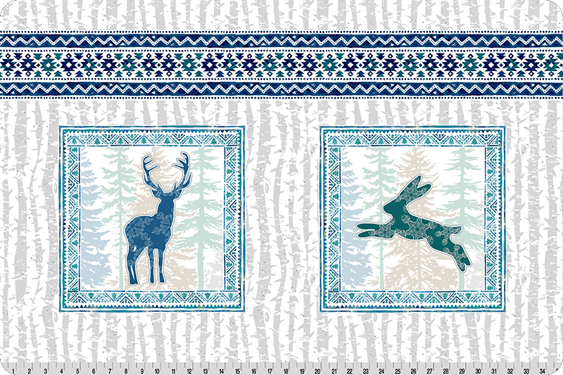 McKay Manor Nordic Animals Digital Cuddle® Panel Multi