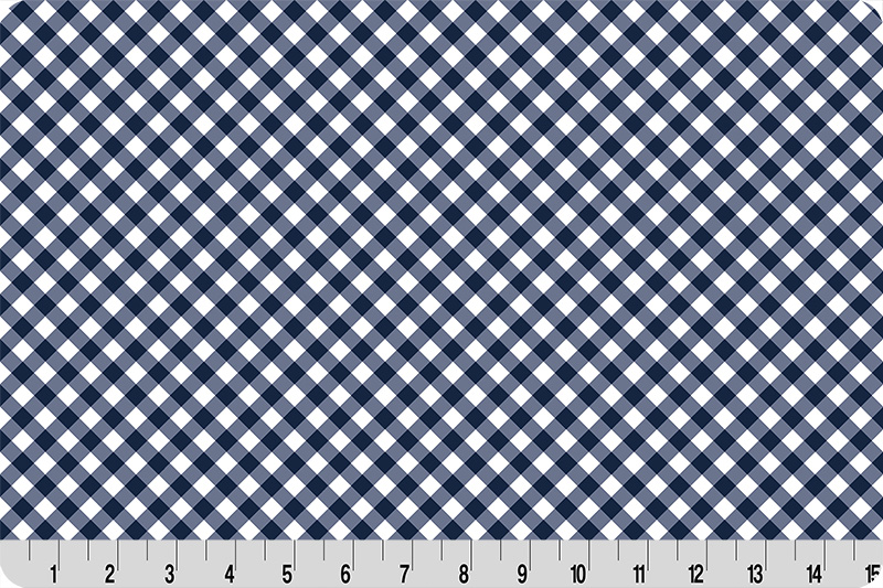 Barely Basics Gingham Quilting Cuddle® Navy
