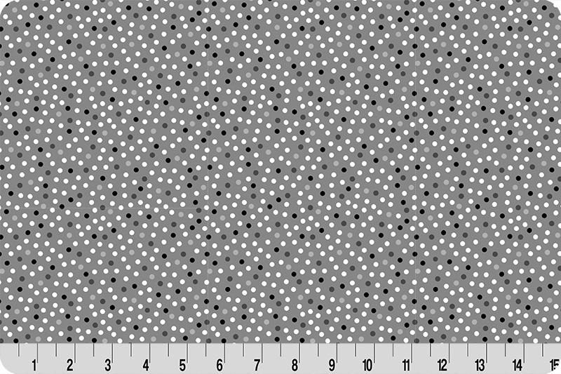 Barely Basics Lots a Dots Quilting Cuddle® Gray