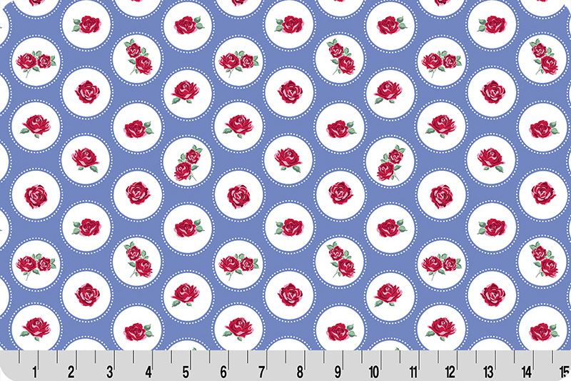Cottage Rose Lane Brighton Quilting Cuddle® Blue Bonnet