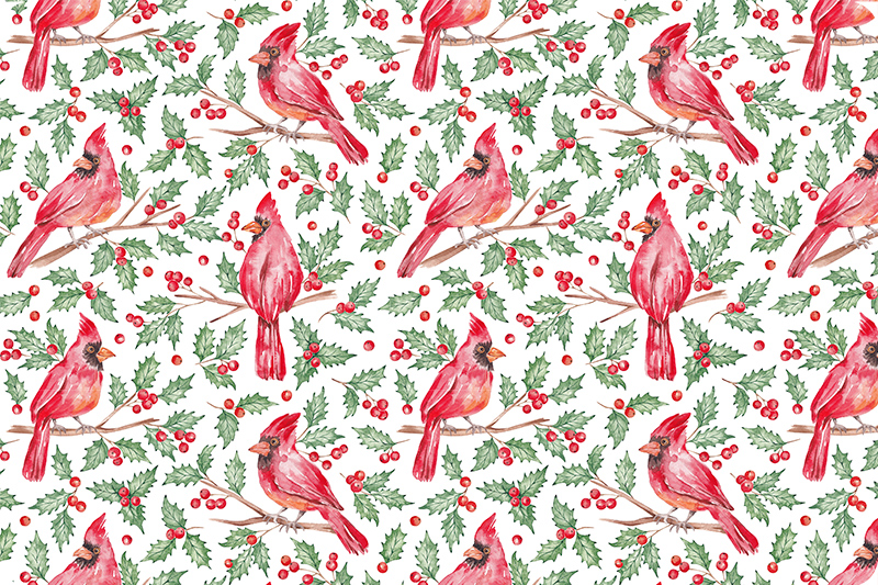 Christmas Keepsake Cardinal Joy Quilting Cuddle&reg; Multi