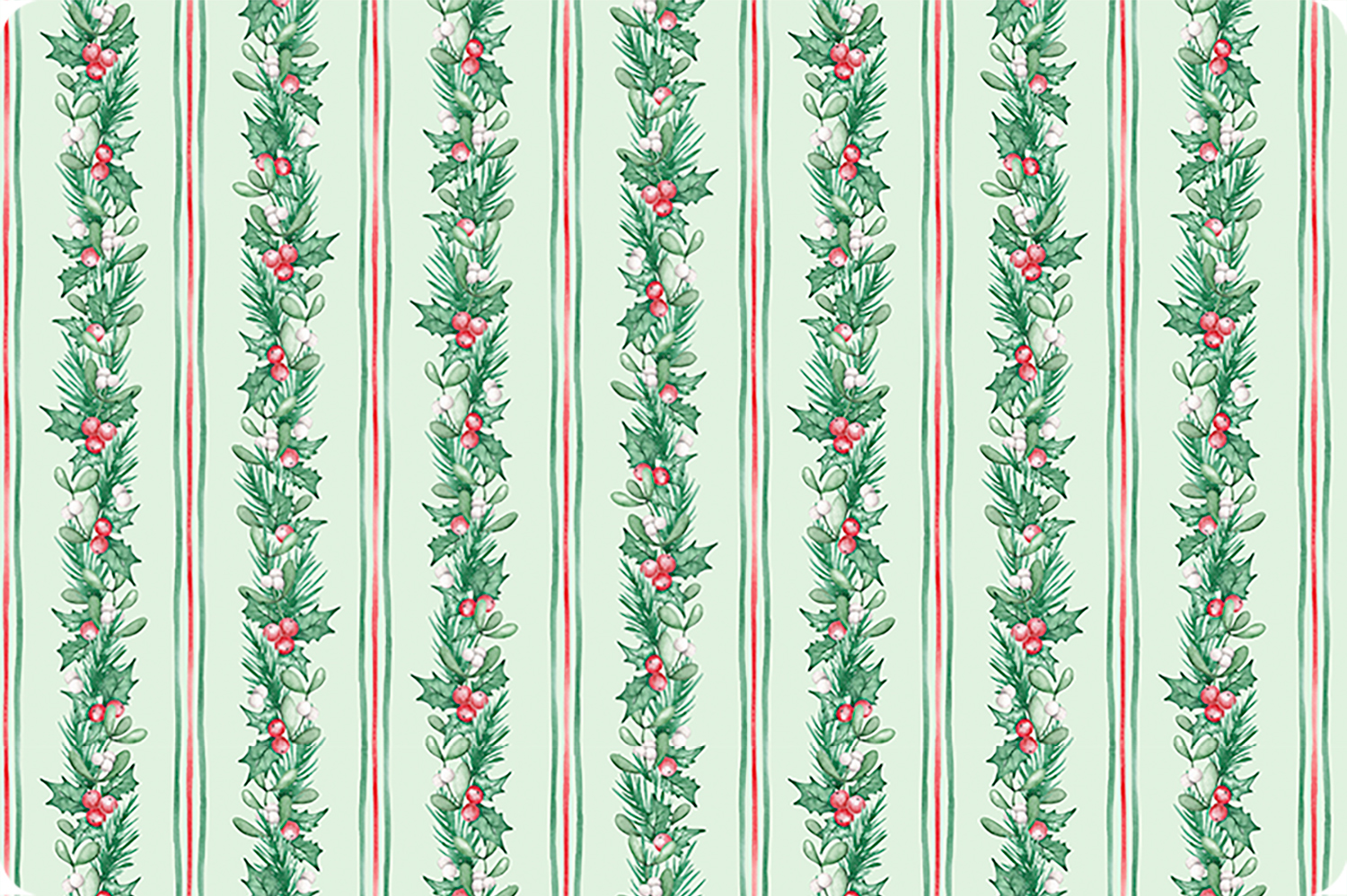 Christmas Keepsake Holly Trail Quilting Cuddle&reg; Juniper