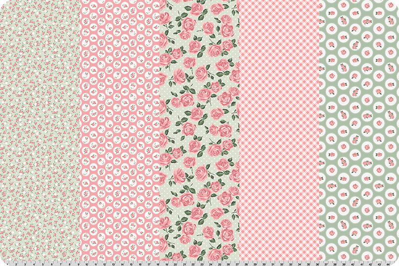 Cottage Rose Lane 5-In-1 Quilting Cuddle® Seashell