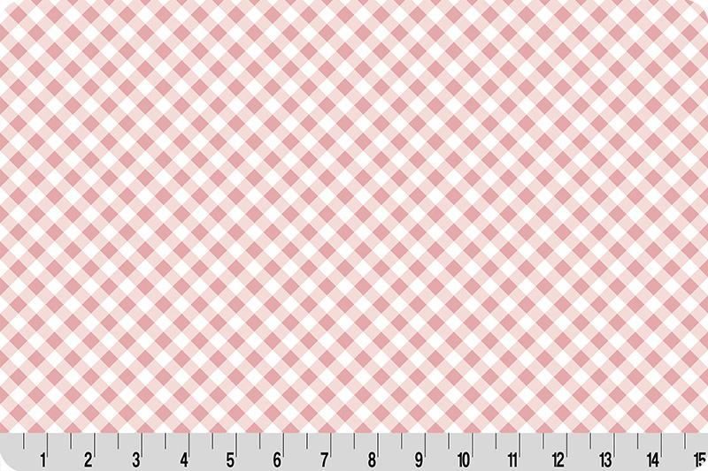 Cottage Rose Lane Gingham Quilting Cuddle® Seashell