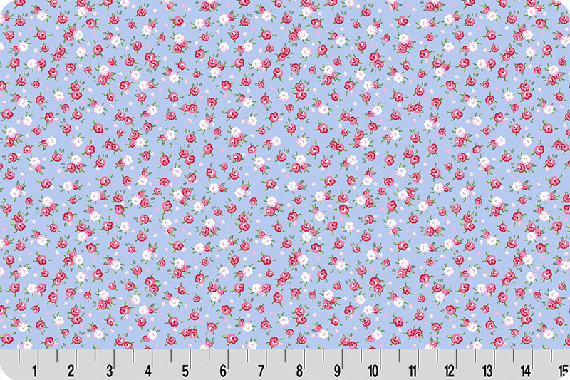 Cottage Rose Lane Kensington Quilting Cuddle® Blue Bonnet