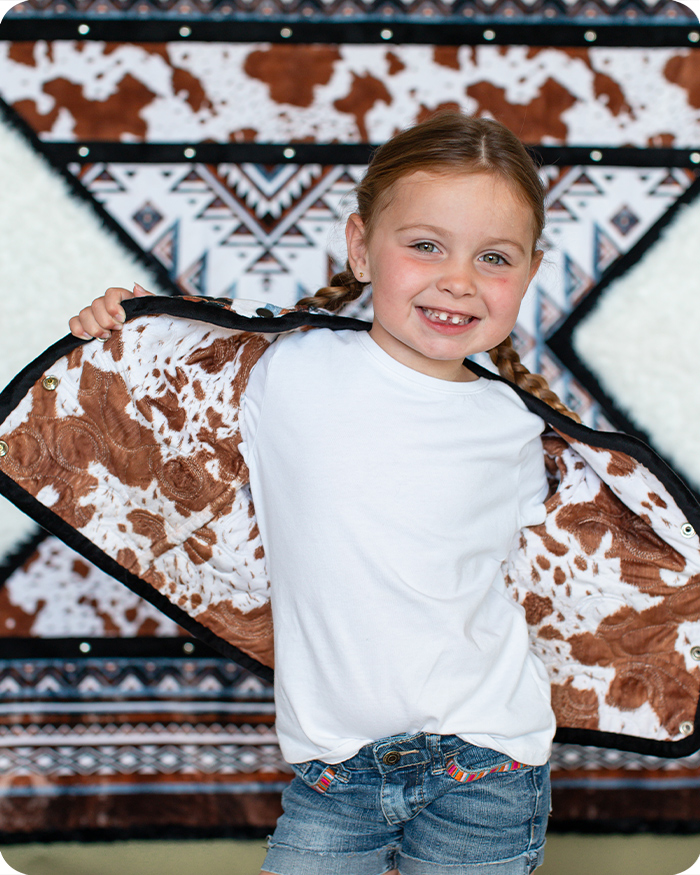 Echoes of the Range Longhorn Quilting Cuddle&reg; Woodland
