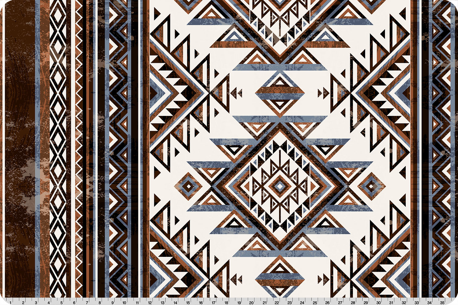 Echoes of the Range Santa Fe Quilting Cuddle&reg; Chocolate