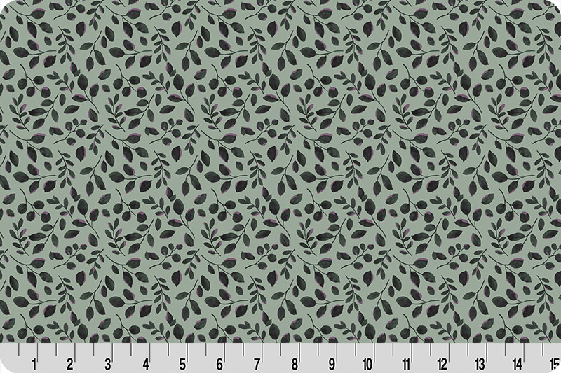 Garden Leaves Quilting Cuddle® Green