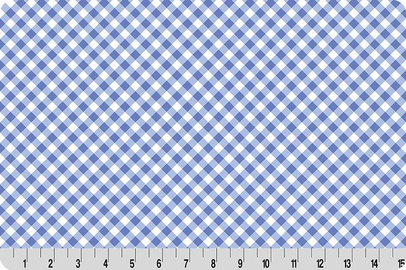 Cottage Rose Lane Gingham Quilting Cuddle® Blue Bonnet