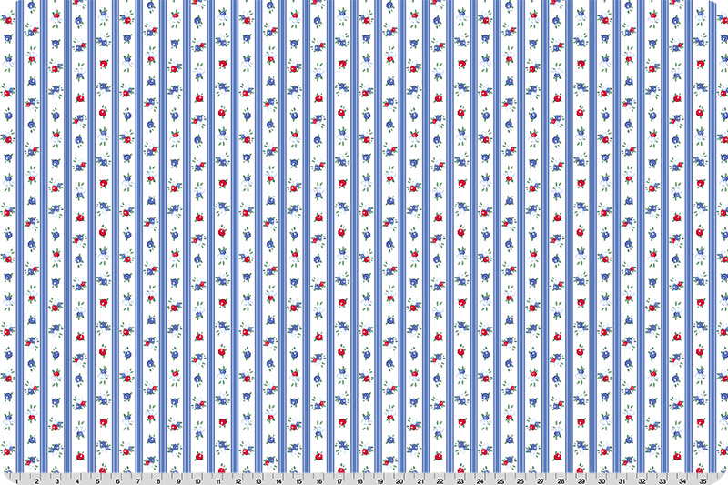 Cottage Rose Lane Nottinghill Quilting Cuddle® Blue Bonnet