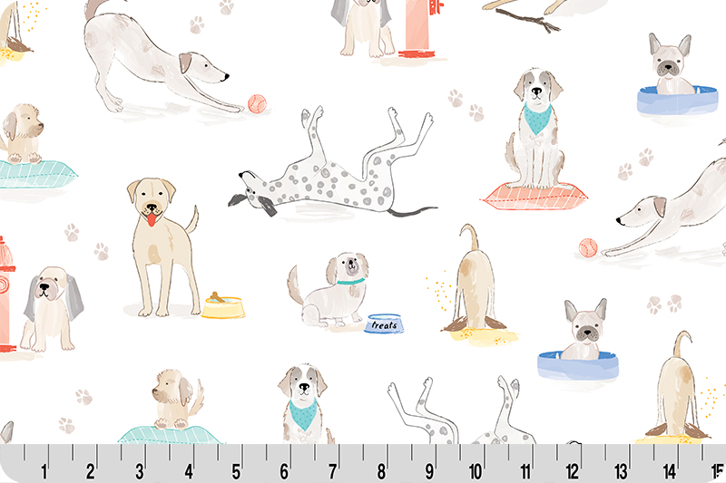 Puppy Playdate Bark Park Quilting Cuddle&reg; Multi