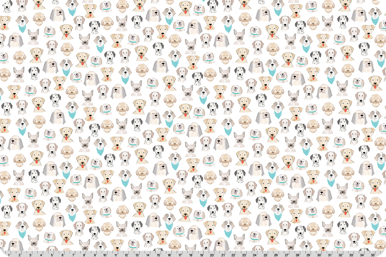 Puppy Playdate Puppy Parade Quilting Cuddle&reg; Multi