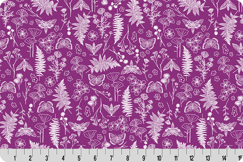 Whispering Blooms Faegrove Quilting Cuddle® Magenta