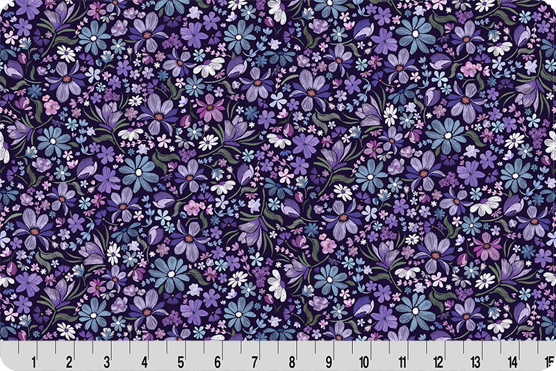 Whispering Blooms Mystical Quilting Cuddle® Purple
