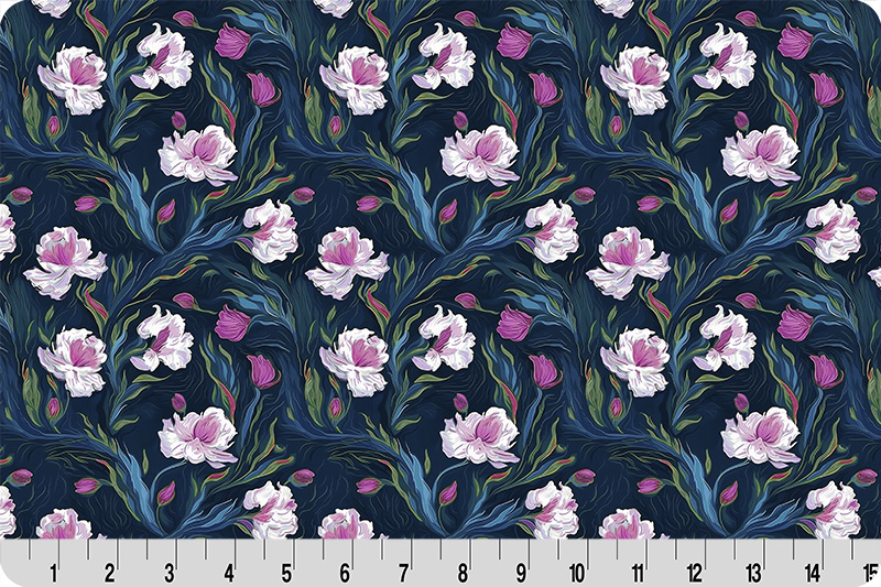 Whispering Blooms Nightshade Quilting Cuddle® Purple