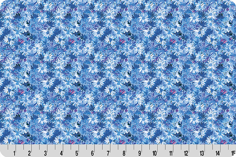 Wanderlust Daisies Quilting Cuddle® Blue