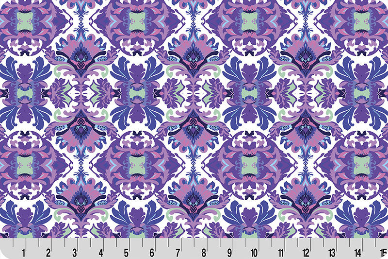 Wanderlust Damask Quilting Cuddle® Blue