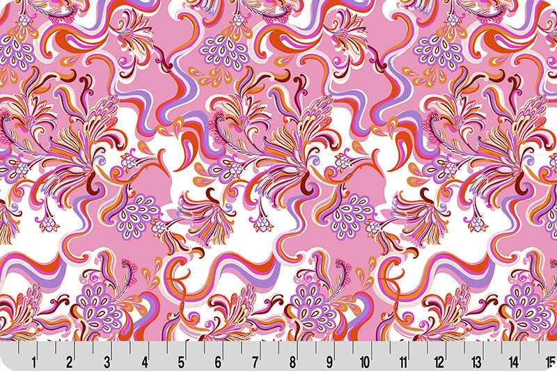 Wanderlust Paisley Quilting Cuddle® Pink