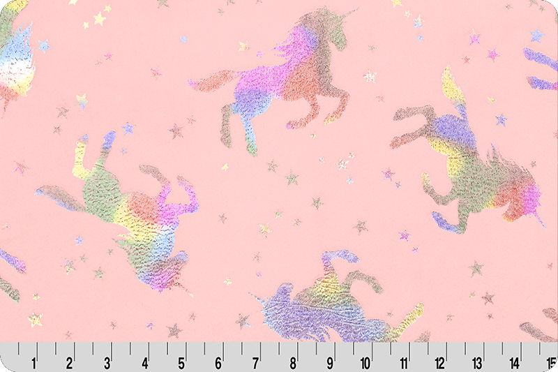 Bubblegum Pink faux Glitter Fabric