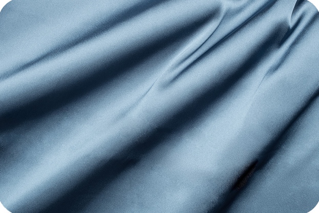 Silky Satin Solid Faded Demin