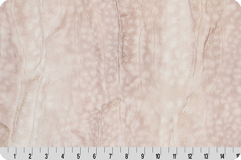 60" x 72" Luxe Cuddle&reg; Blanket Fawn Rosewater