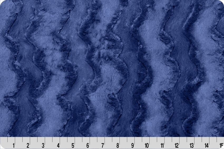 60" x 72" Luxe Cuddle&reg; Blanket Glacier Navy