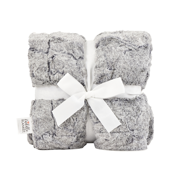 60" x 72" Luxe Cuddle® Blanket Heather Fog