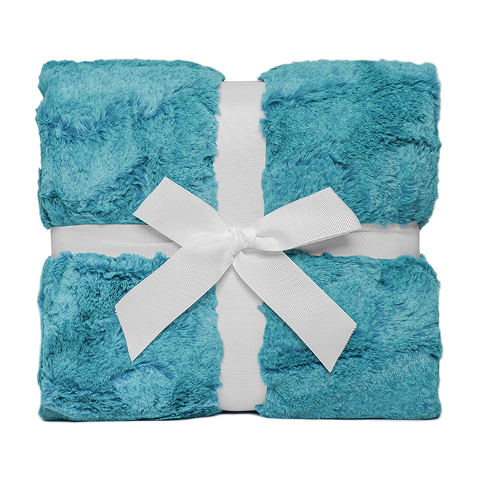 60" x 72" Luxe Cuddle&reg; Blanket Heather Lagoon