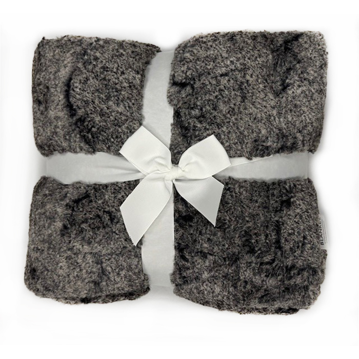 60\" x 72\" Luxe Cuddle&reg; Blanket Heather Moonbeam