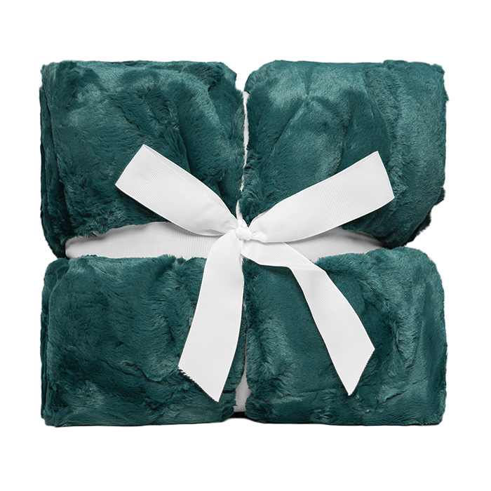60" x 72" Luxe Cuddle&reg; Blanket Hide Spruce