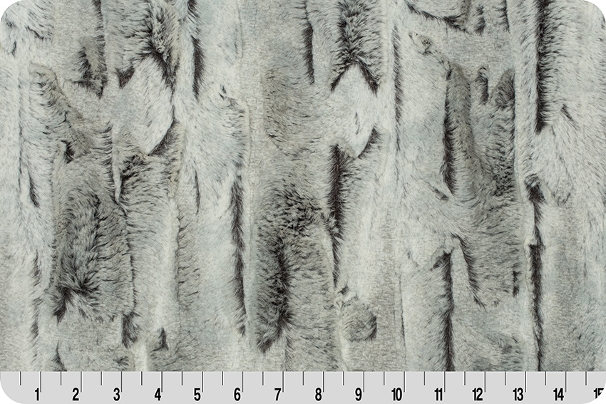 60" x 72" Luxe Cuddle&reg; Blanket Silver Fox Sterling/Black